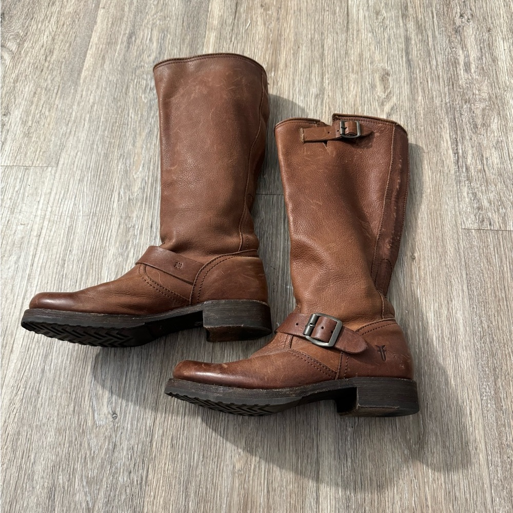 Frye Tall Leather boots size 7B
